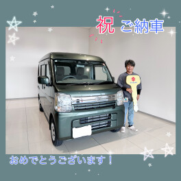 エブリイご納車させていただきました！